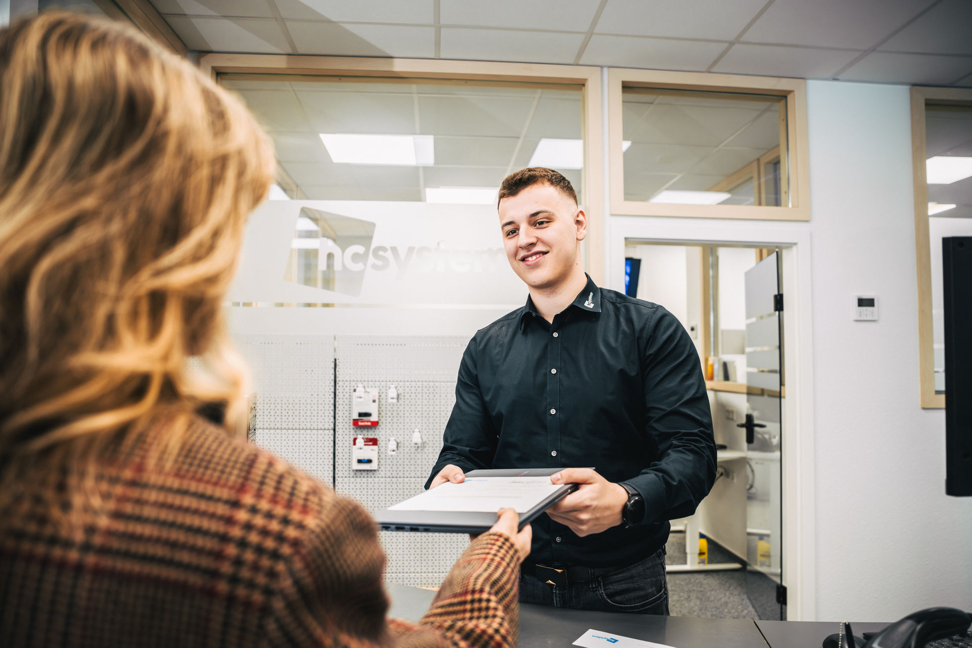 Beratungsnahe Arbeitssituation bei hcsystem.