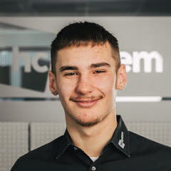 Lukas Damjanovic, Auszubildender Fachinformatiker für Systemintegration